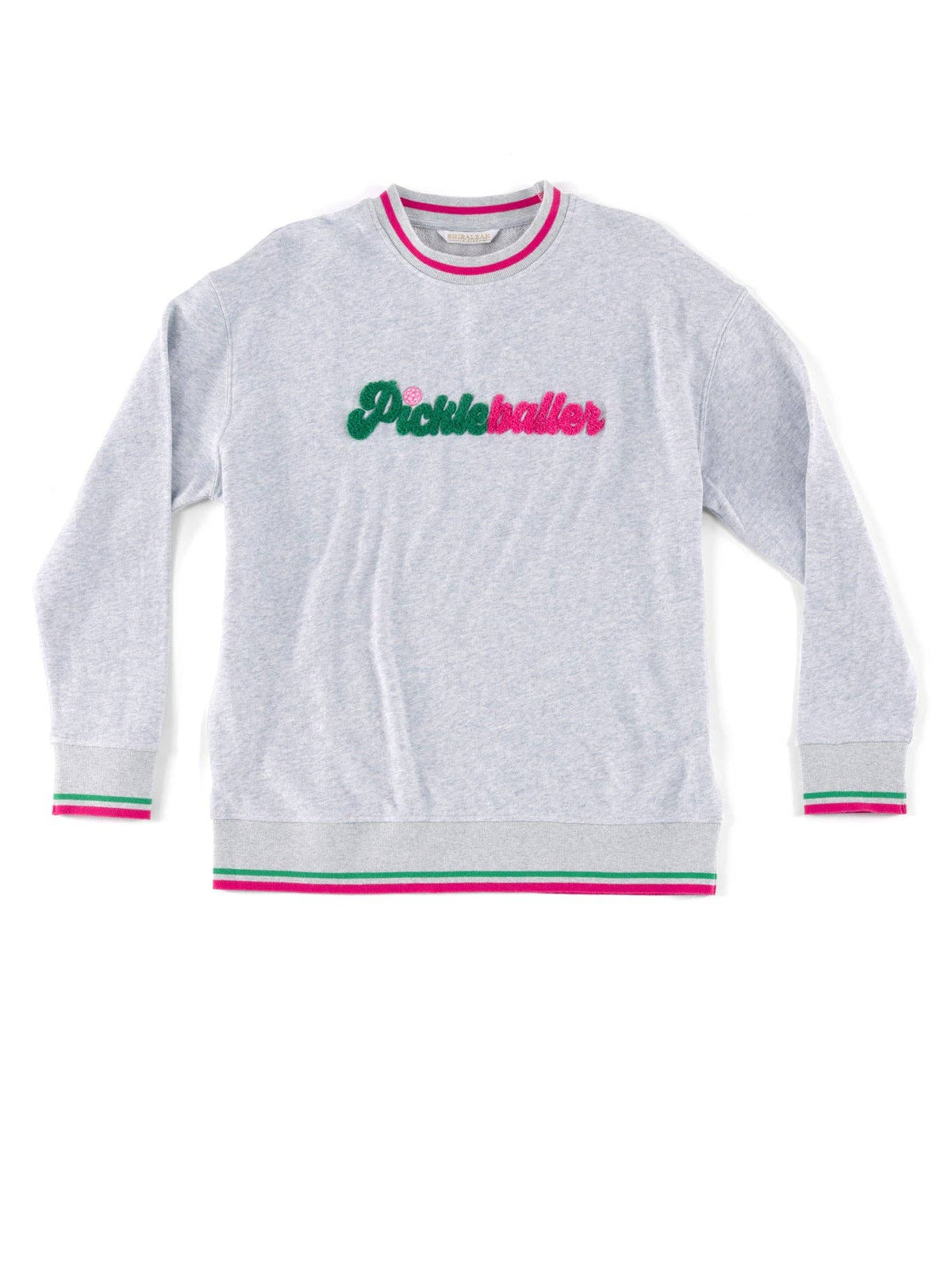 "PICKLEBALLER" SWEATSHIRT, GREY: Grey / Medium