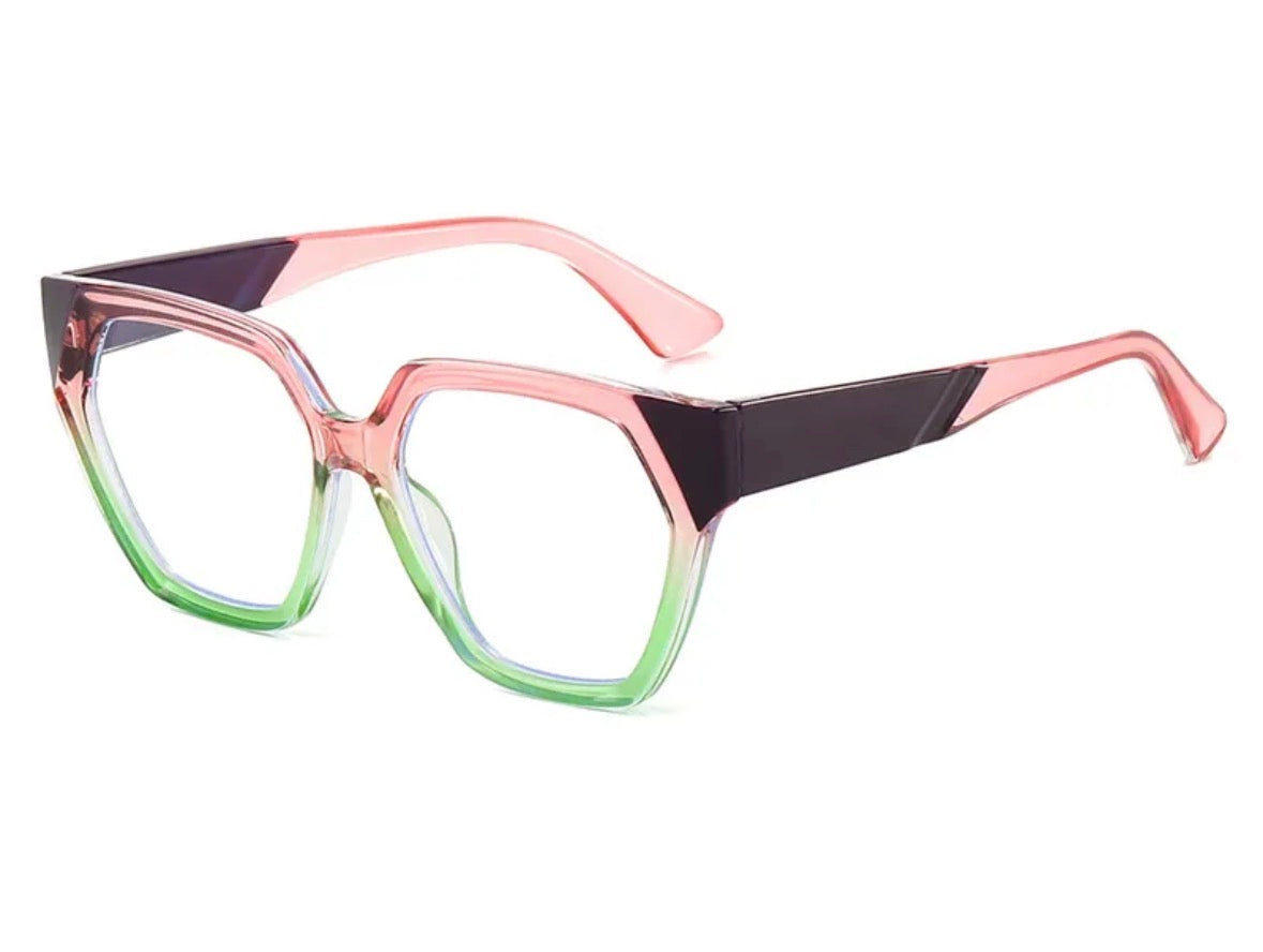 Pink and Green Glasses