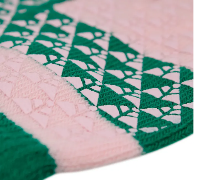 Pink and Green AKA Inspired Finger Touch and Grip Knit Winter Gloves