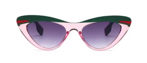 Pink and Green Sunglasses