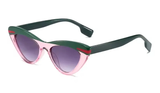 Pink and Green Sunglasses