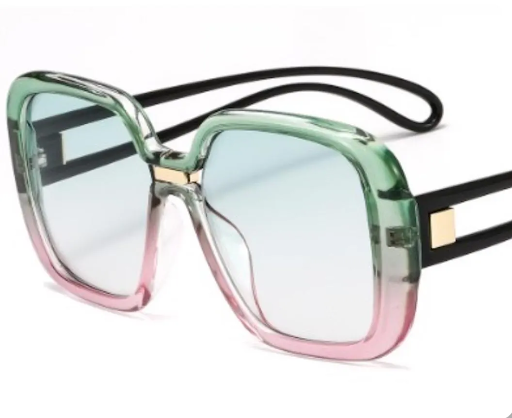 Pink and Green Sunglasses
