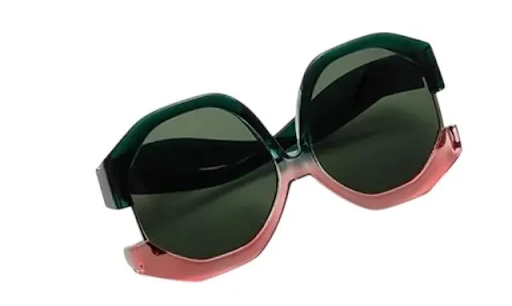 Pink and Green Sunglasses