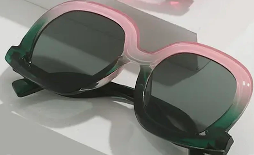 Pink and Green Sunglasses