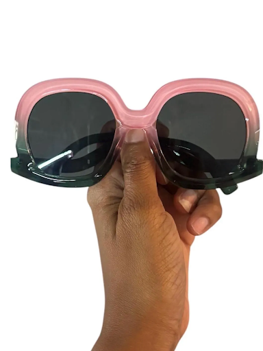 Pink and Green Sunglasses
