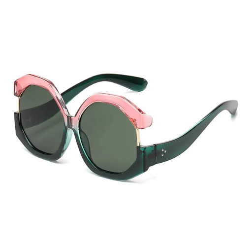 Pink and Green Sunglasses