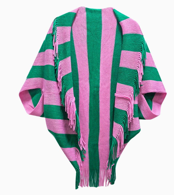 Pink and Green Wrap